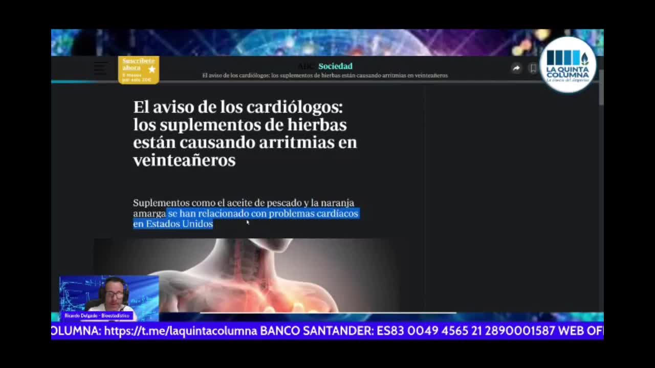AHORA SI!!!! SE SUPO, LAS ARRITMIAS EN JOVENES SON CAUSADAS POR EL TE