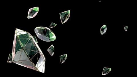 raining crystals