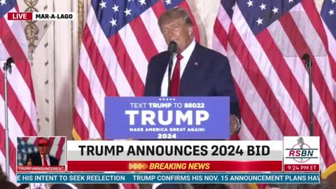 BREAKING: Donald Trump making "major announcement" at Mar-a-Lago...