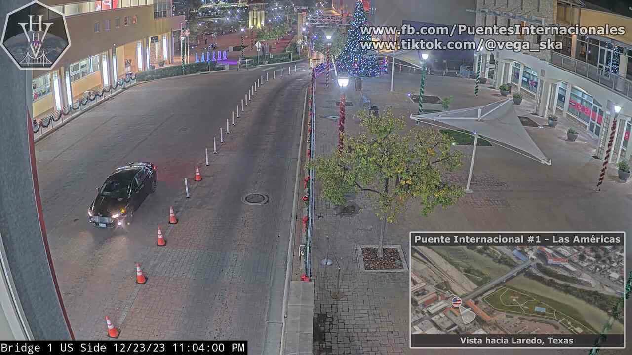 2023-12-23 - Puente Internacional 1 (viendo hacia Laredo, Texas)