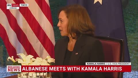 Kamala's CLOWNSHOW attends Shinzo Abe’s Funeral