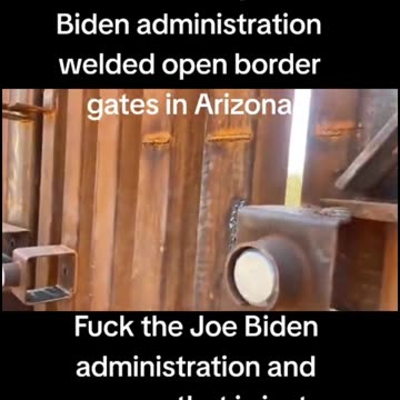 Biden Admin Leaves Arizona Border Wall Gates Open #shorts