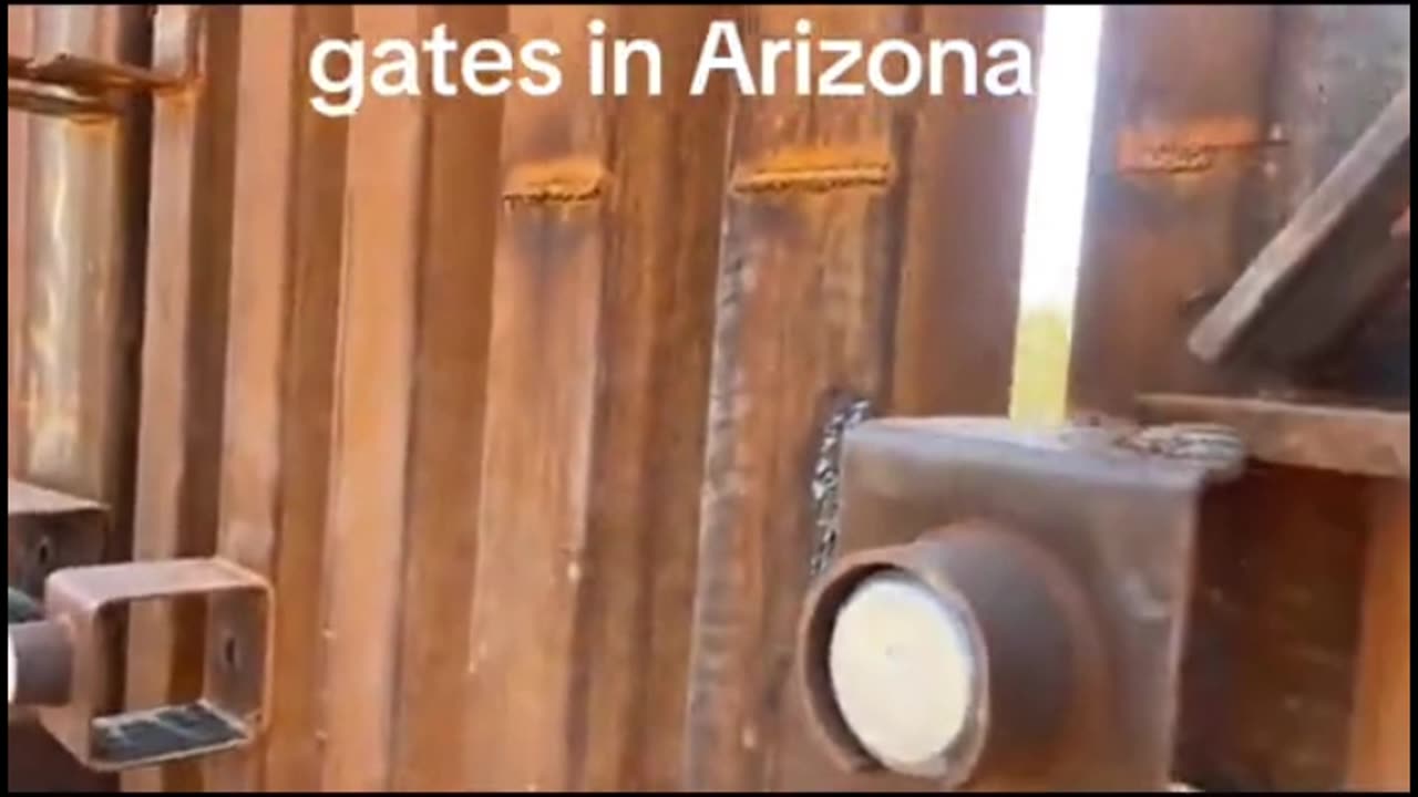 Biden Admin Leaves Arizona Border Wall Gates Open #shorts