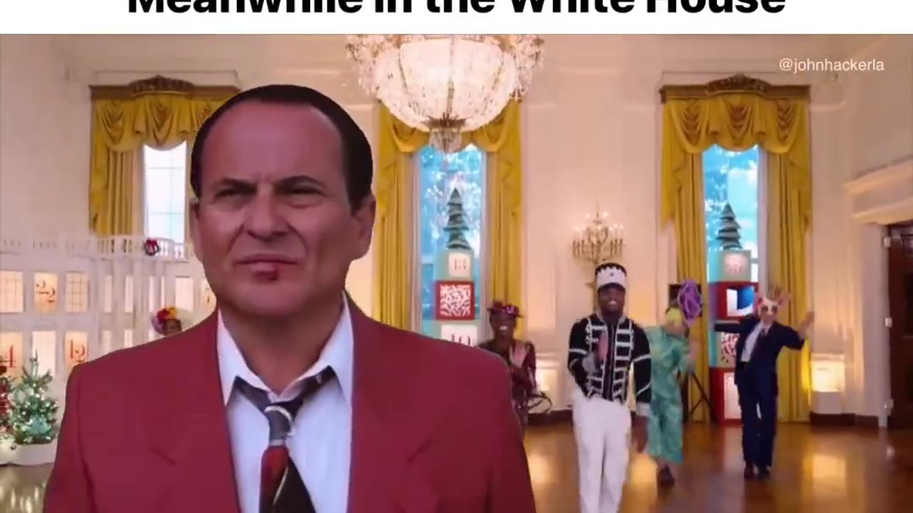 Real Reaction To The White House Christmas Video