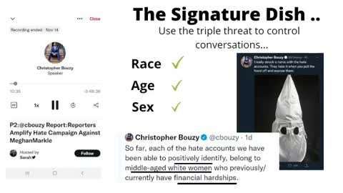 Christopher Bouzy describes meghans haters