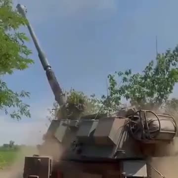 Massive Detonation of Russian Tank Hit with 155mm Gun