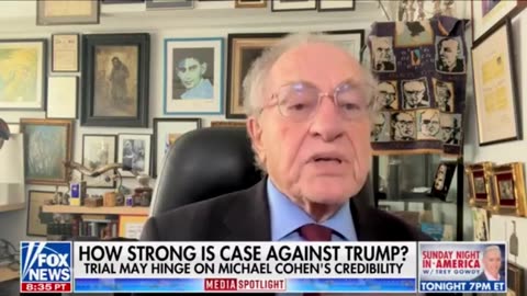 American lawyer Alan Dershowitz: "I don't think any right thinking person will tell you that this indictment would have occurred, but for the fact that the man's name is Donald Trump..."