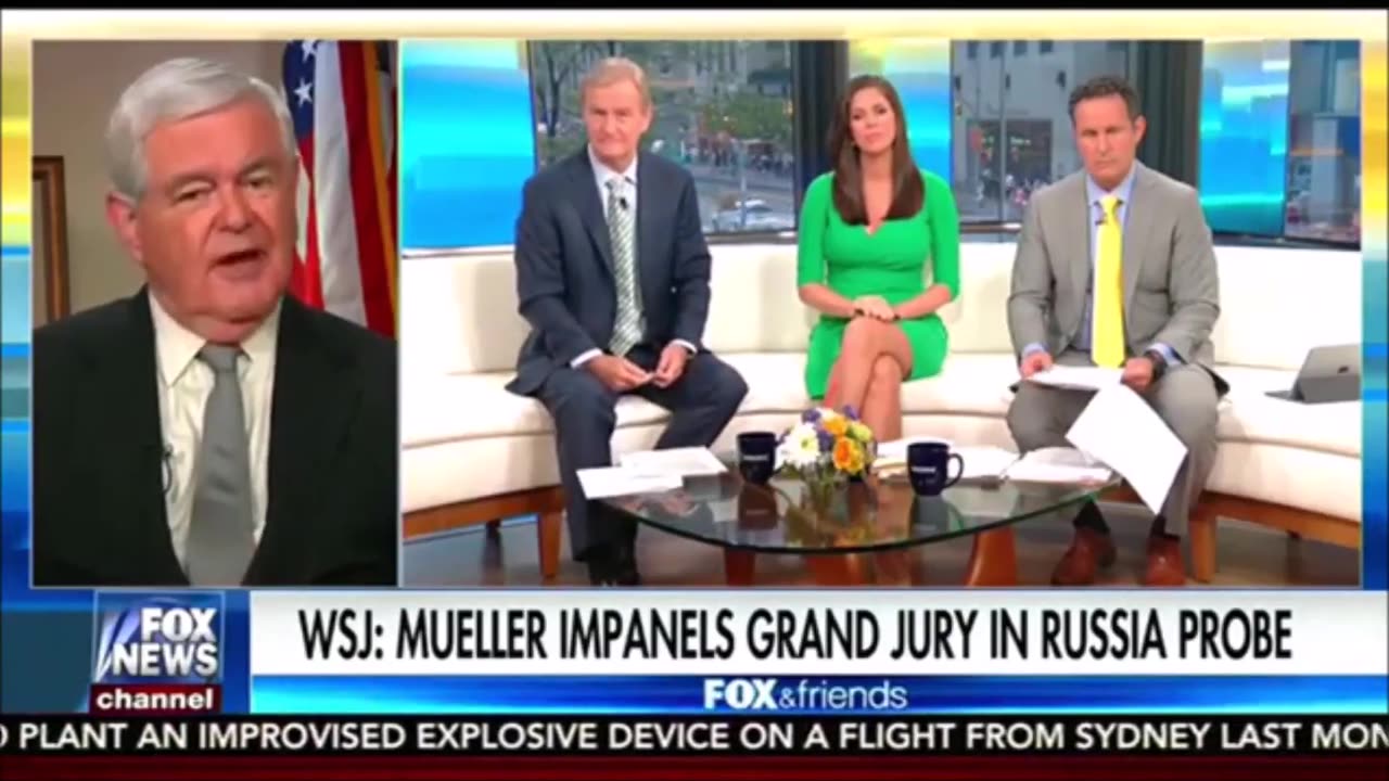 Gingrich on Fox and Friends discussing LICENSED TO LIE