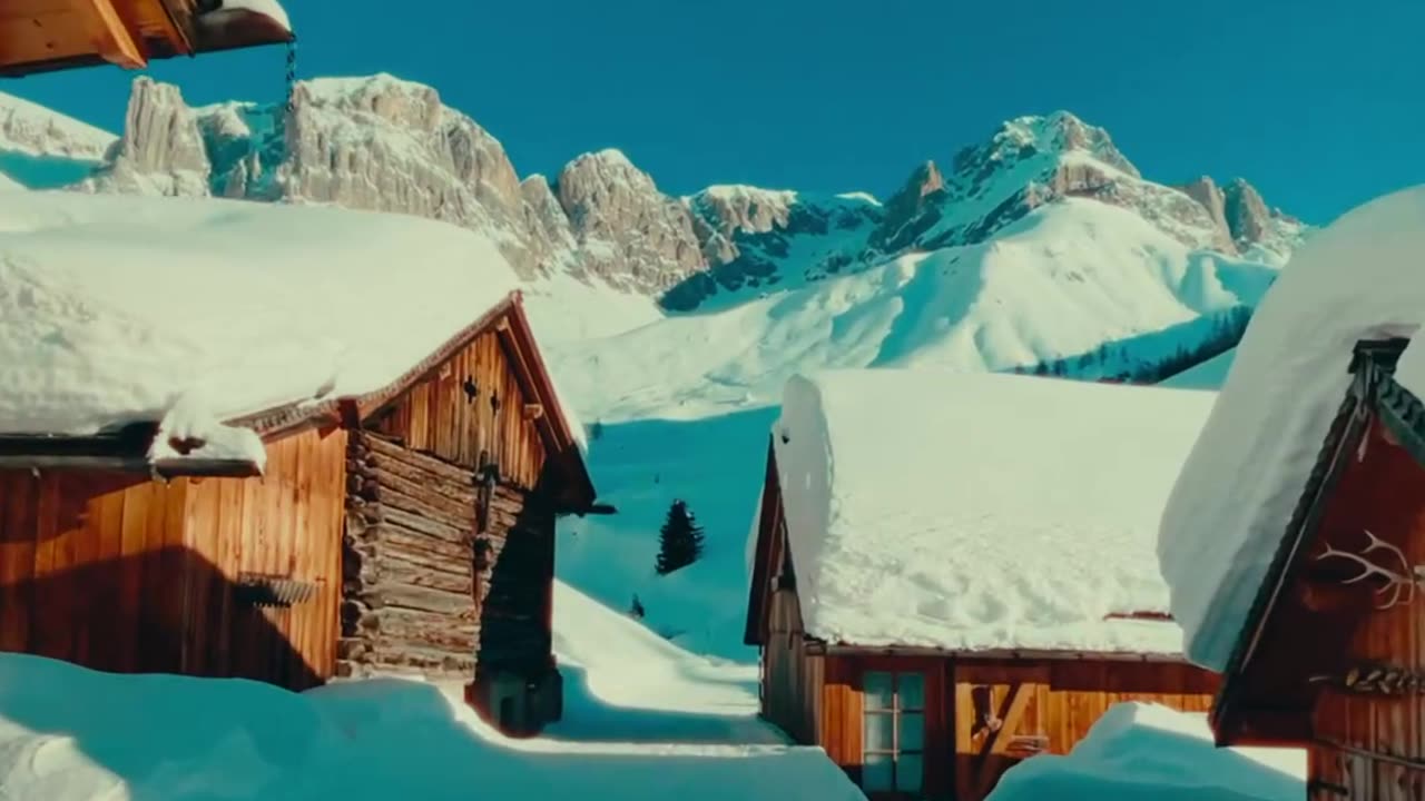 Rifugio Fuciade San Pellegrino, Italy 📍 ❄️ Winter paradise in northern Italy 😍