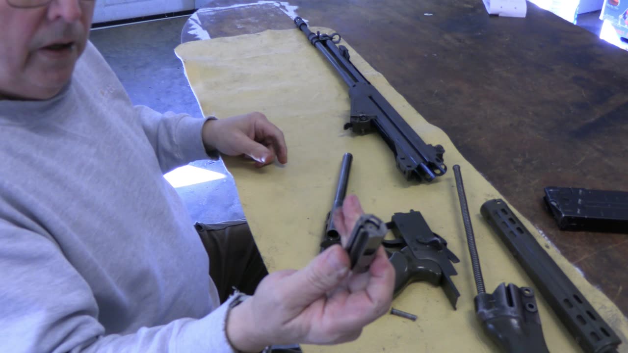 Century Arms CA-3 Rifle field strip bolt gap check