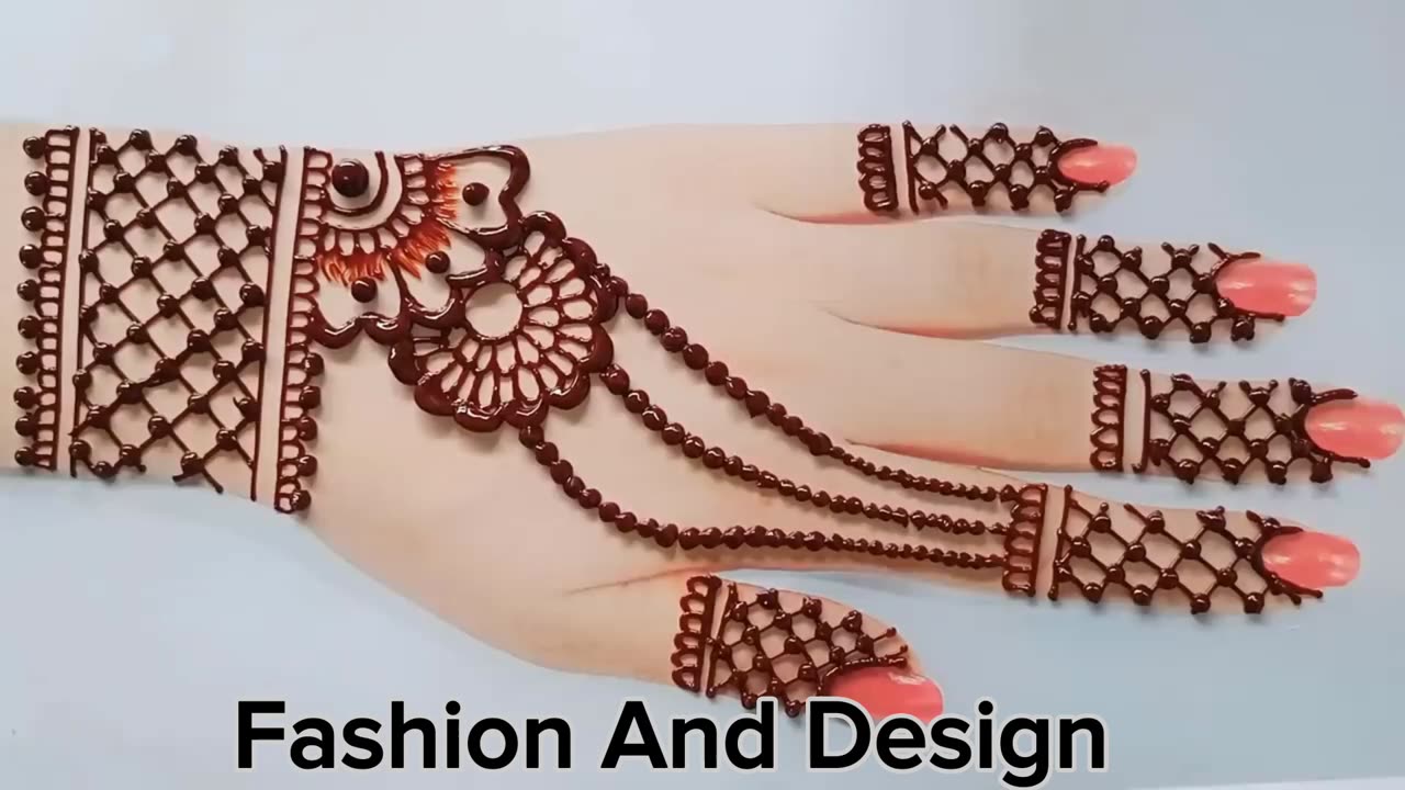 New Back hand Arabic Mehndi designs