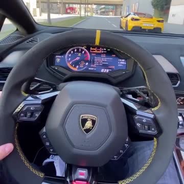 Lamborghini interior
