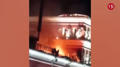 Drone ATTACK on a railway station in Russia: Russians filmed the explosion in fear