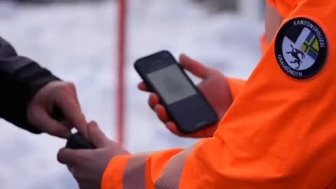 다보스 포럼 진입로 봉쇄