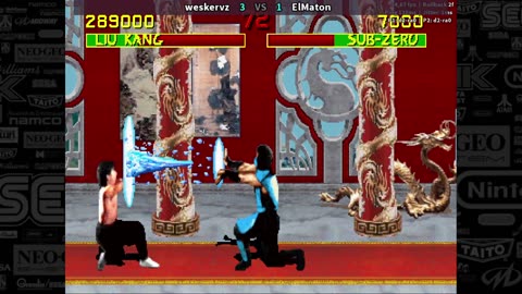 Mortal Kombat • Fightcade • "WeskerCZ" vs "ElMaton" • 2024/11/28 • #casual