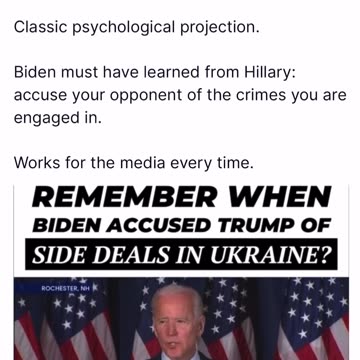 Remember when Joe Biden accused Trump of Illegal Business in Ukraine?