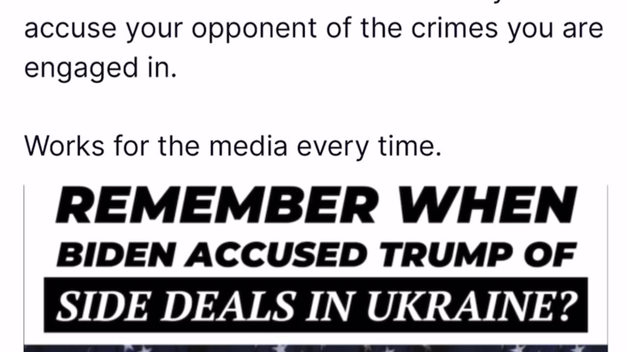 Remember when Joe Biden accused Trump of Illegal Business in Ukraine?