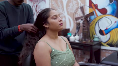 Sleep Inducing Head Massage for Relaxation _ Indian Massage