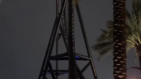 Night rides on Velocicoaster! 🦖😍