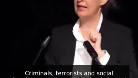 “AfD leader, Alice Weide :closed borders, mass deportations, and criminals lose their passports”