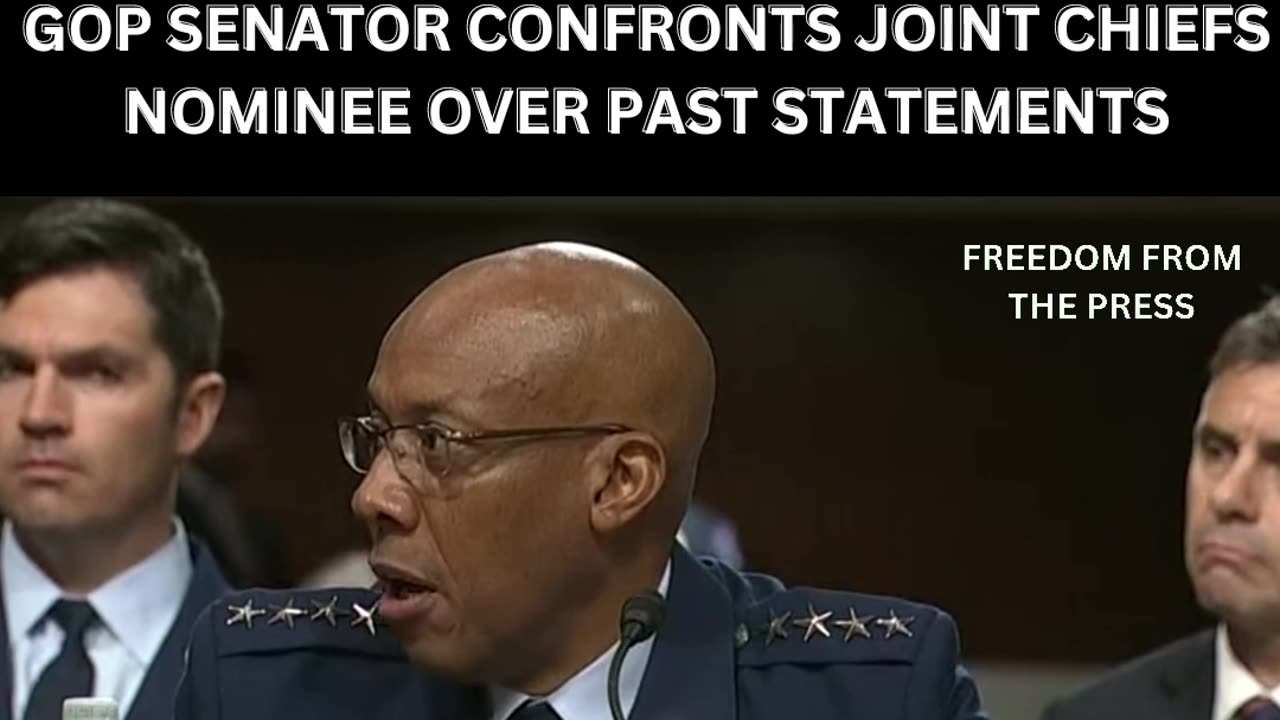 How is he even a Nominee for the Joint Chief of Staff?