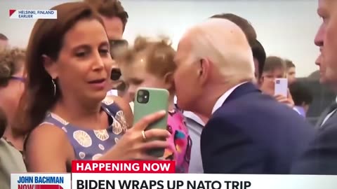 Biden CAUGHT Nibbling On Little Girl Who Is CLEARLY Uncomfortable