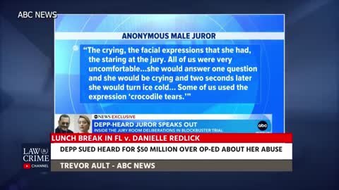 ‘All of Us Were Very Uncomfortable,’ Johnny Depp Juror Says of Amber Heard’s Eye Contact