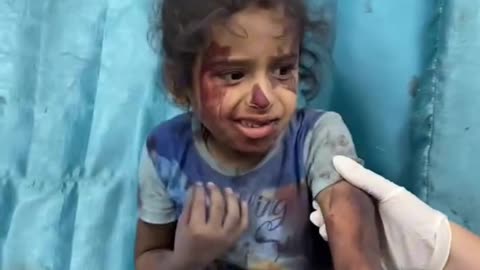 Kids are suffering Hard the bombardment of jobiden and israeel