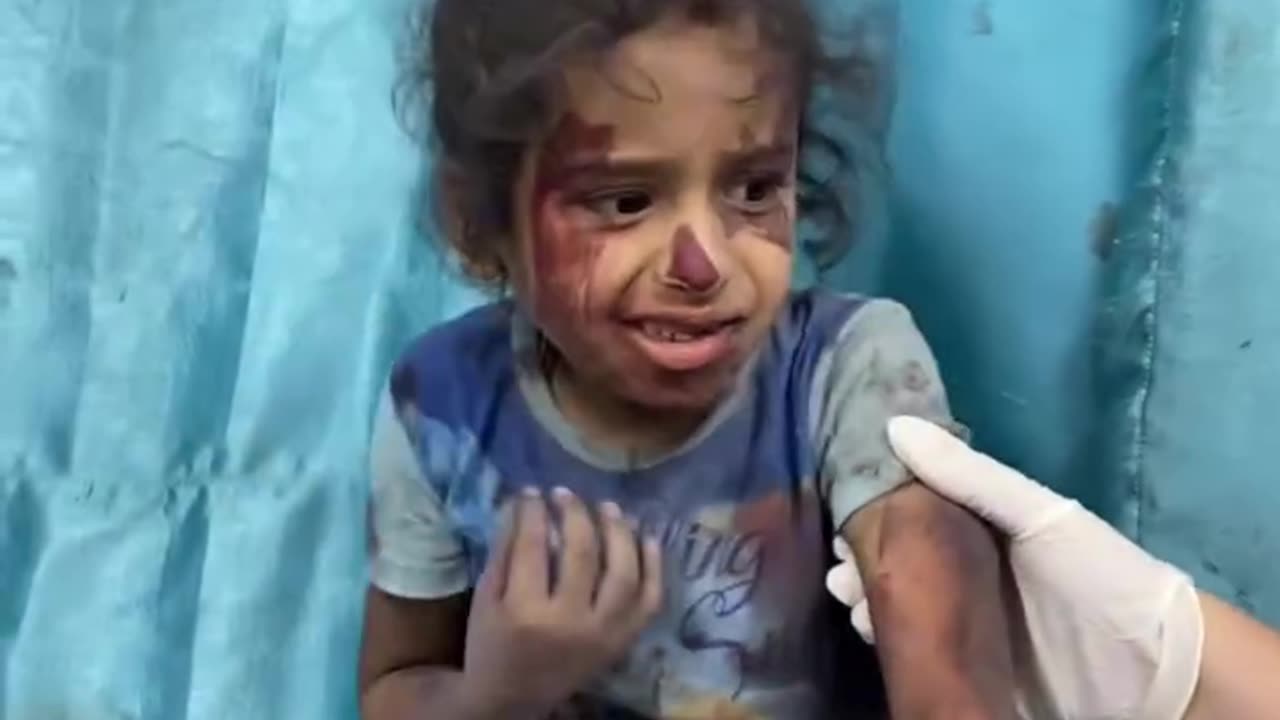 Kids are suffering Hard the bombardment of jobiden and israeel