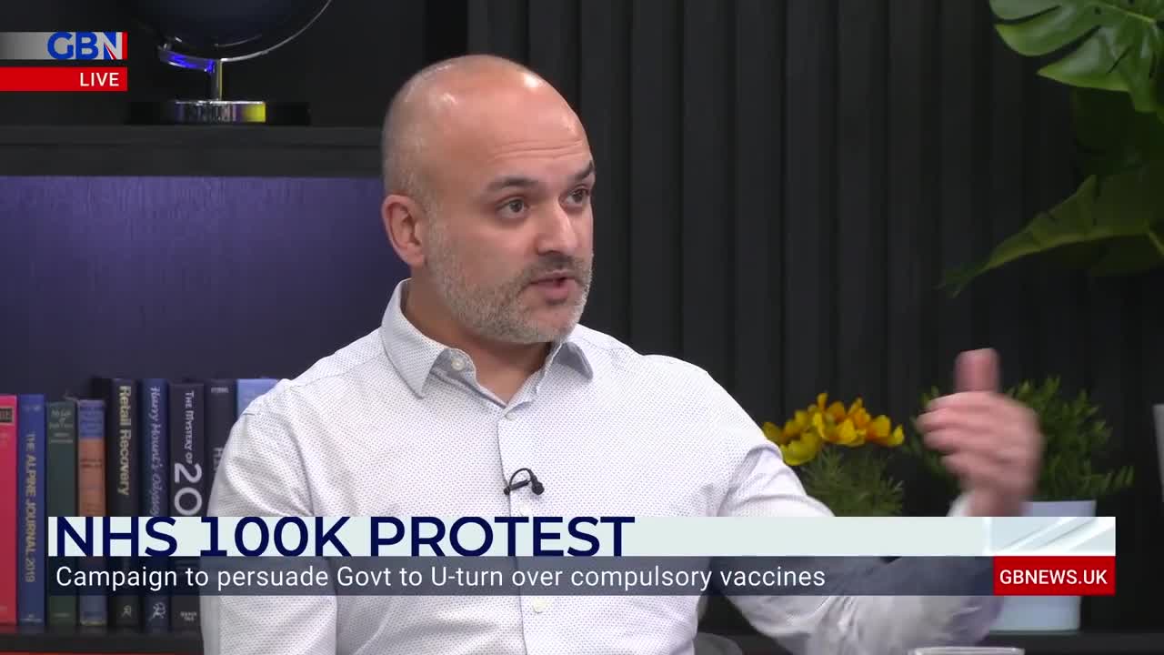 NHS100k protests & Surgeon Ahmad Malik on why he's against compulsory Covid vaccines for NHS staff