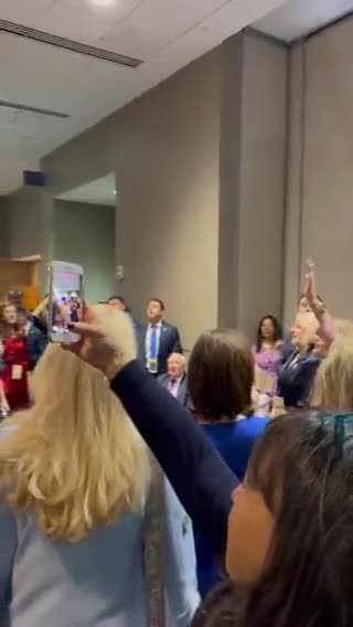 Worshipping God at the Trump victory party