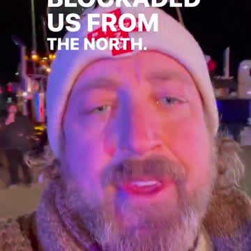 The RCMP have now blockaded from the north