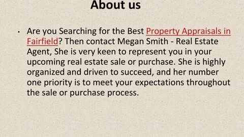Best Property Appraisals in Fairfield.