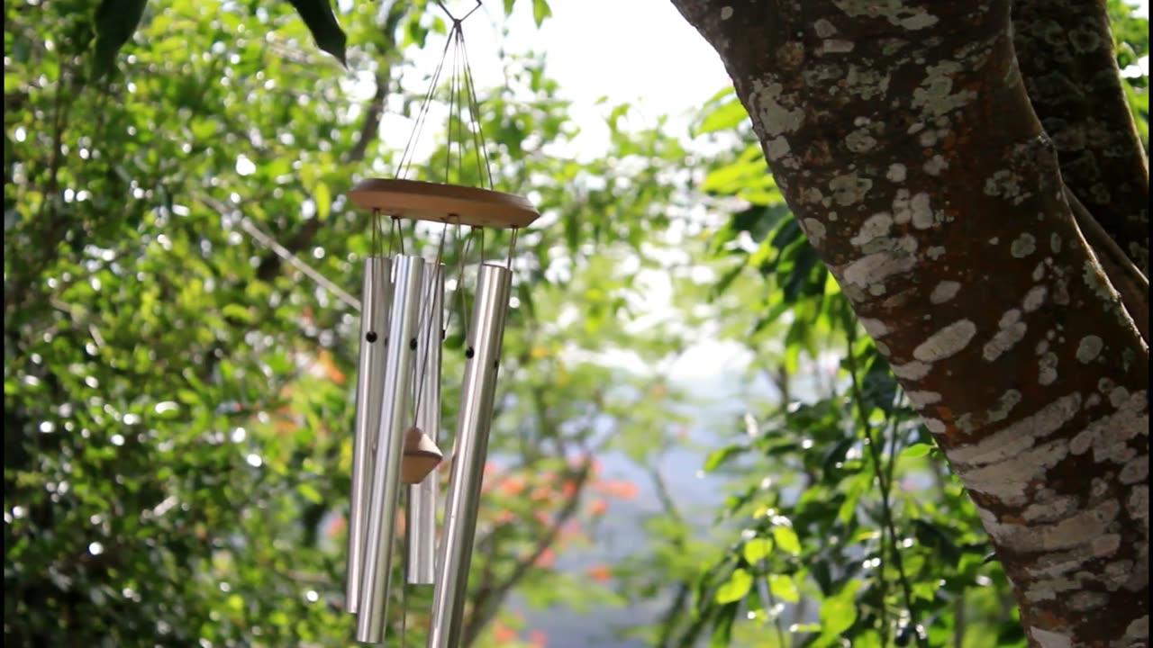 Relaxing Wind Chime Sounds #windchimesounds