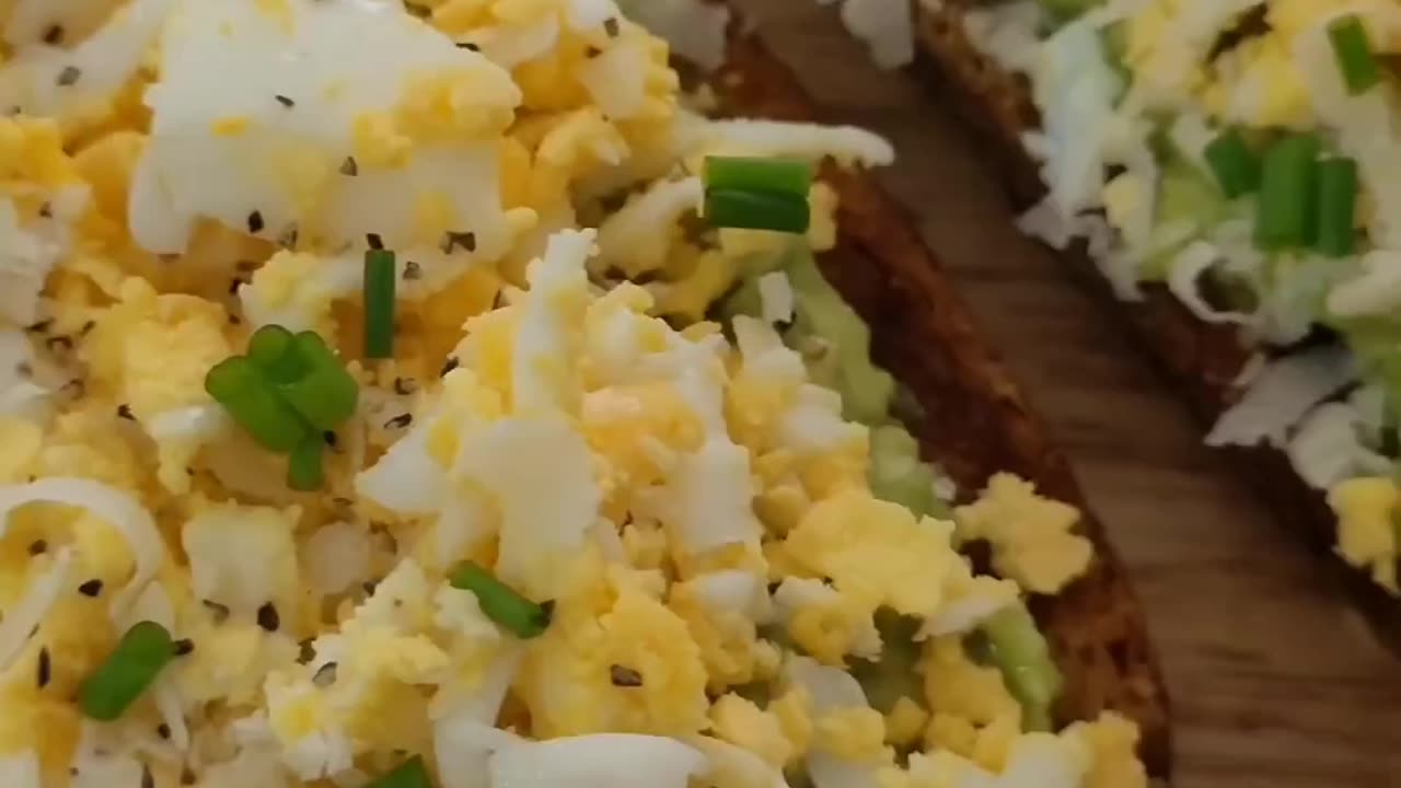 "A Delicious Trio: Avocado, Egg, and Toast – A Perfect Breakfast Combo!"