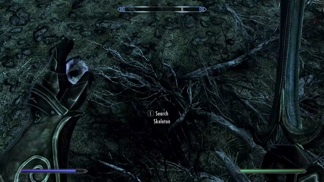 The Elder Scrolls V: Skyrim- floating axe.