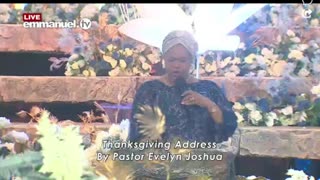 Thanksgiving Address By Pastor Evelyn Joshua 2024