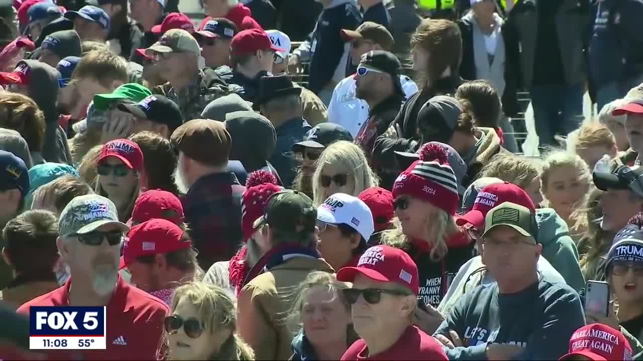 Donald trump rally in Georgia