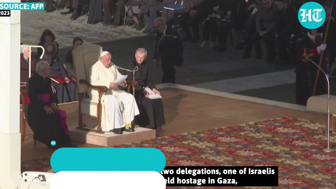 POPE FRANCIS VIDEO STATEMENT WHICH ANGERED JEWISH GROUPS