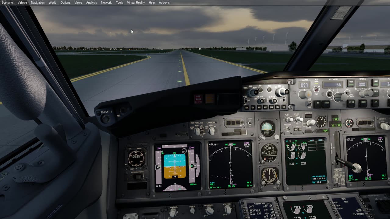 Munich EDDM - Luxembourg ELLX Cold and Dark Taxi Take Off Condor 737 IVAO P3D