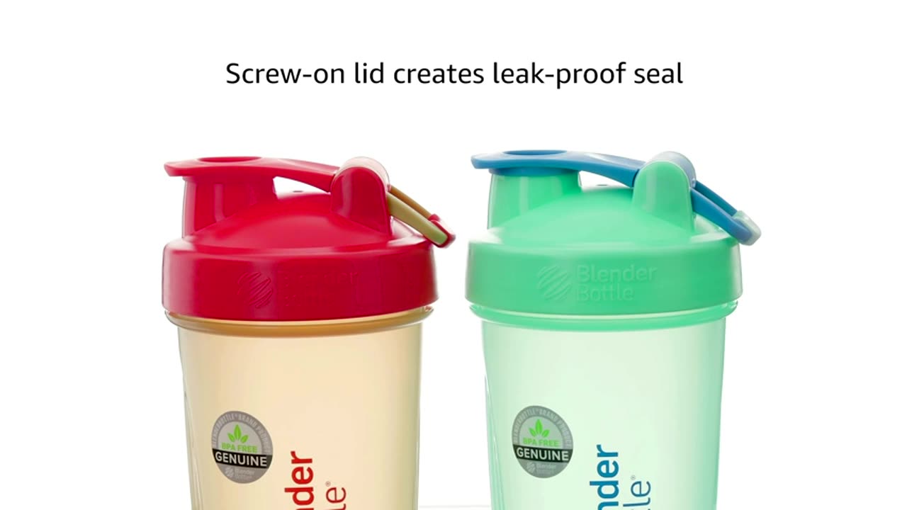 Blender Bottle Classic Shaker Bottle Perfect for Protein Shakes