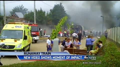 Caught on Tape: Deadly Train Crash in Spain