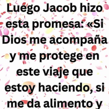 "El Voto de Jacob: Compromiso con Dios en Betel" Génesis 28-21,22,23.