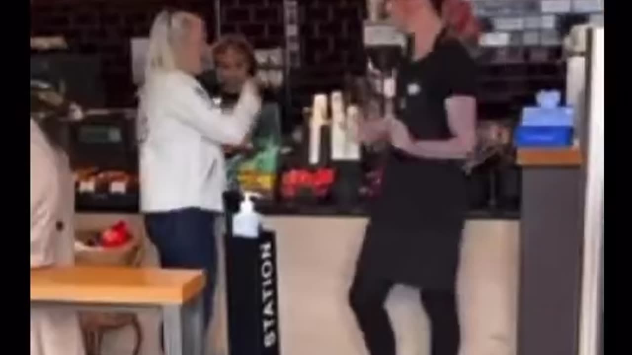 Transgender Starbucks Employee screams at woman for misgendering him.