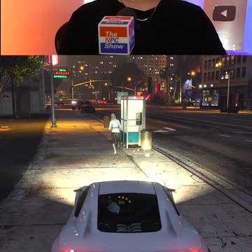 Taunting An NPC After Stealing Their Vehicle From Them