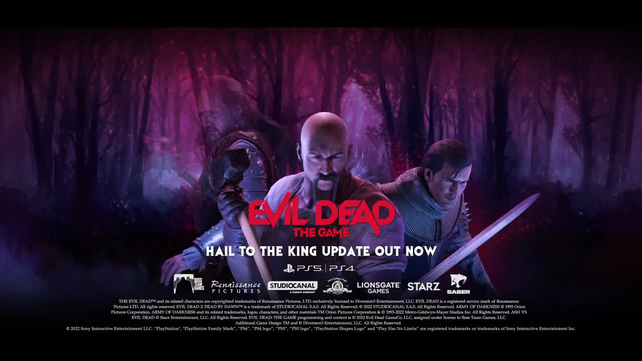 Evil Dead The Game - Hail to the King Update Trailer PS5 & PS4 Games