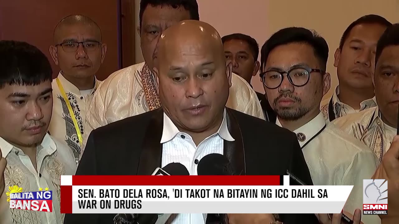 Sen. Bato Dela Rosa, 'di takot na bitayin ng ICC dahil sa war on drugs