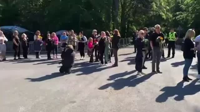 Line to pay late Queen Elizabeth II respects stretches at Balmoral