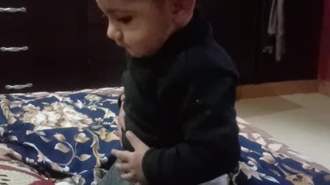 Baby kidding