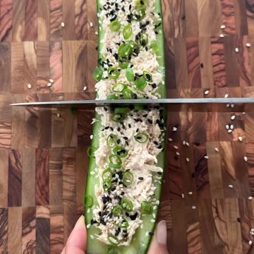 Cucumber Sushi Boats